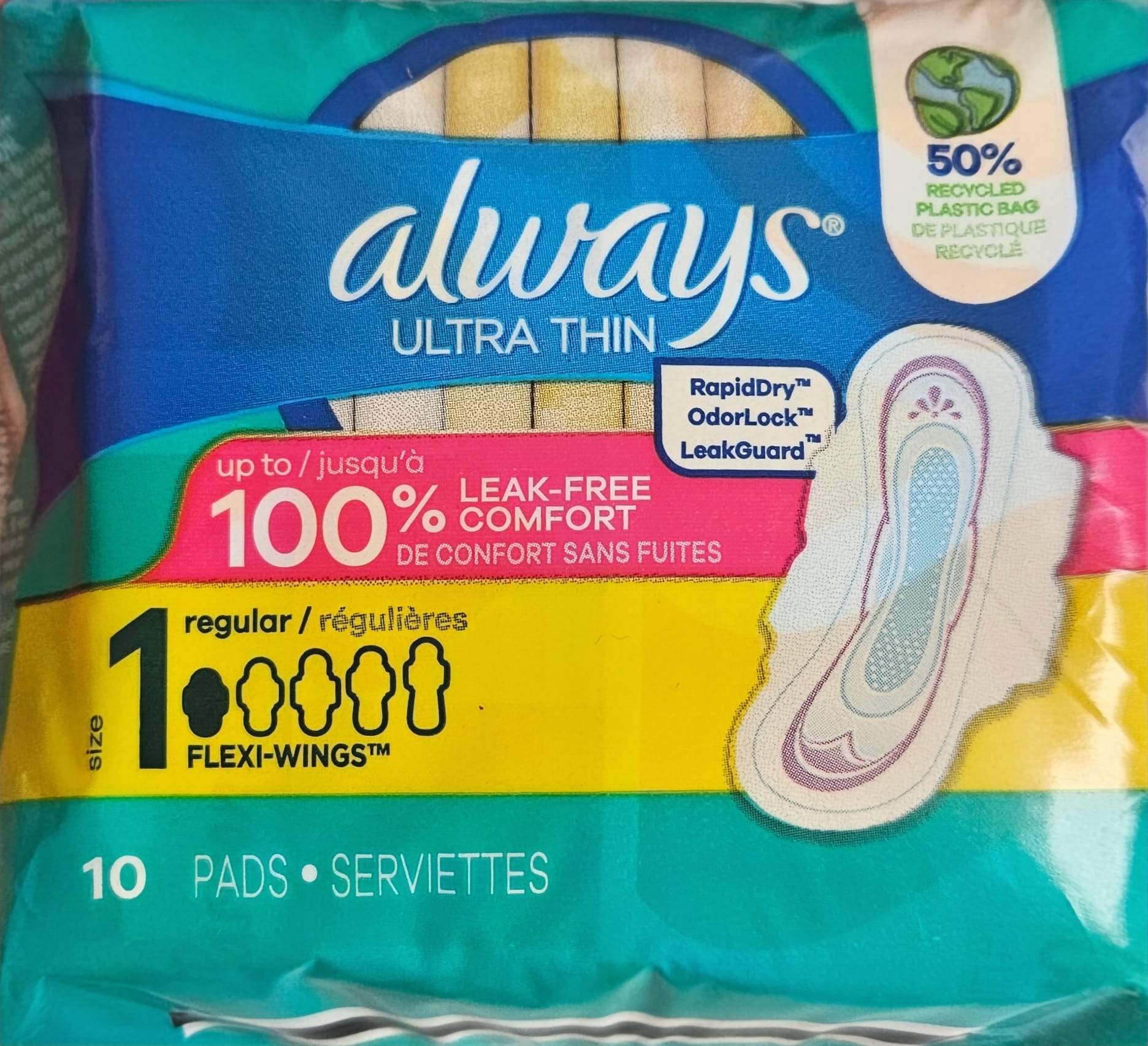 Always Ultra Thin Size 1 (10 Pads) – Zoom-X International