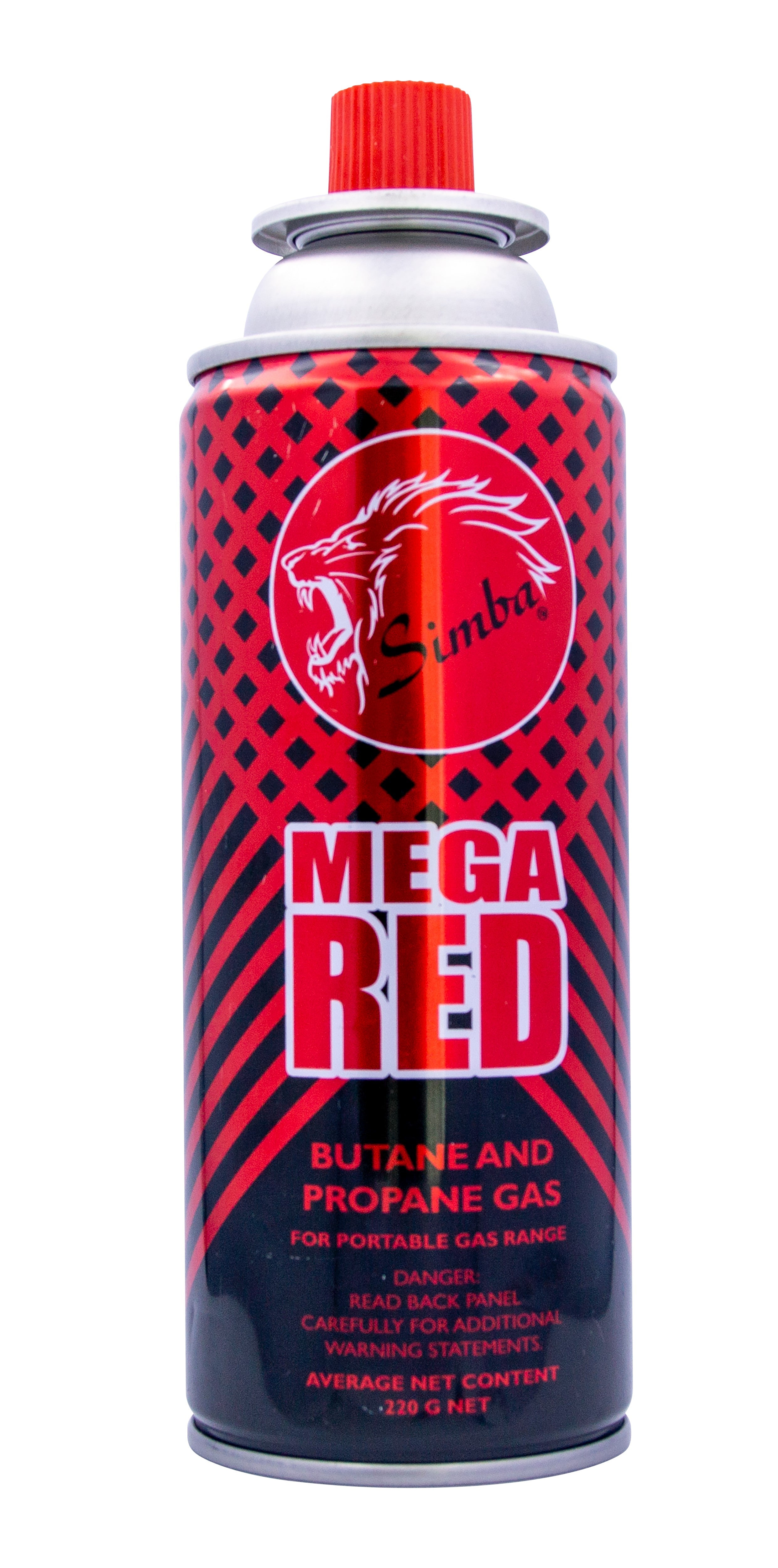 Simba Mega Red Butane & Propane Gas 220G – ZoomX International