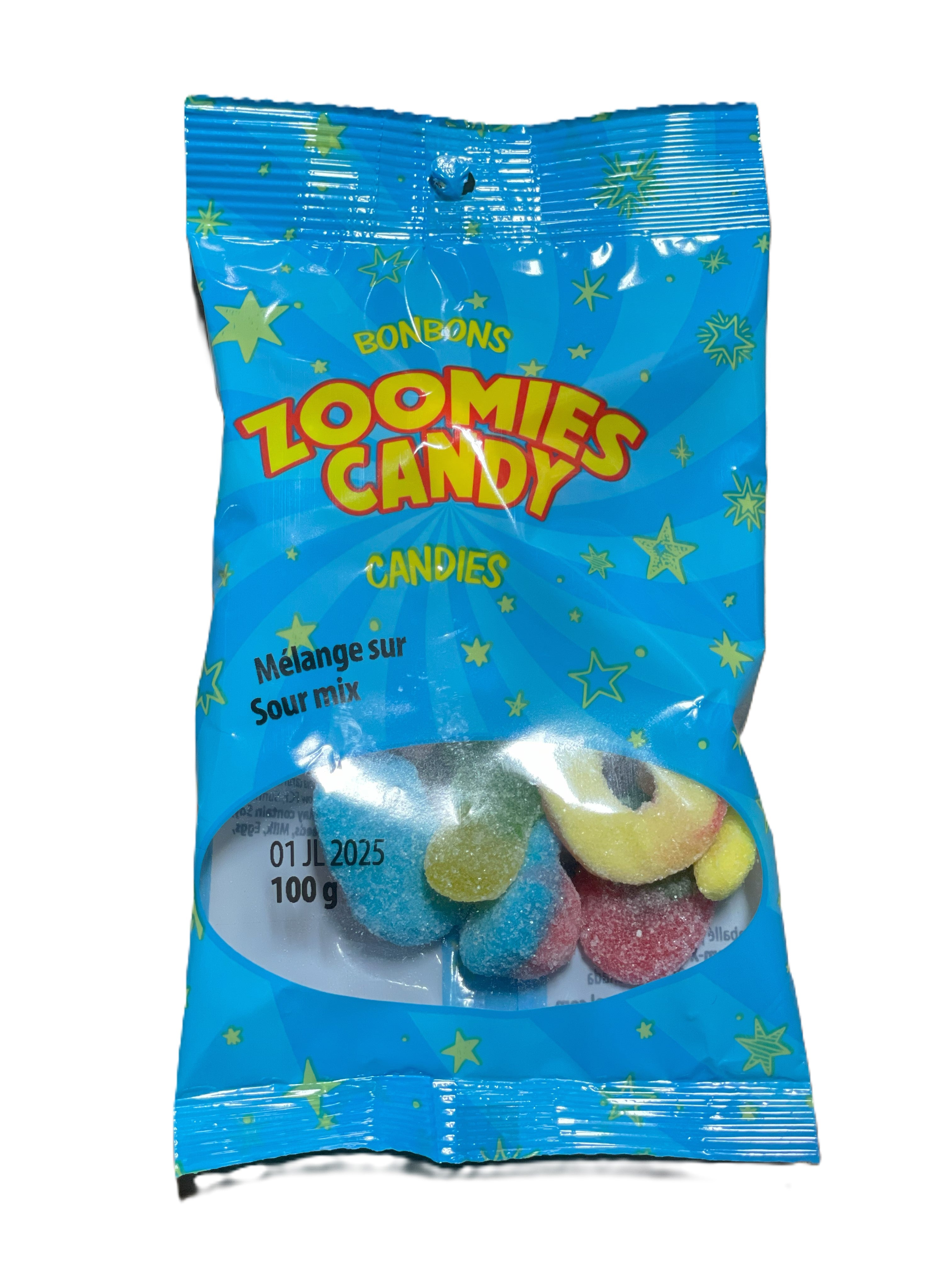 Zoomies Candy Sour Mix / Melange Sur 100g – Zoom-X International